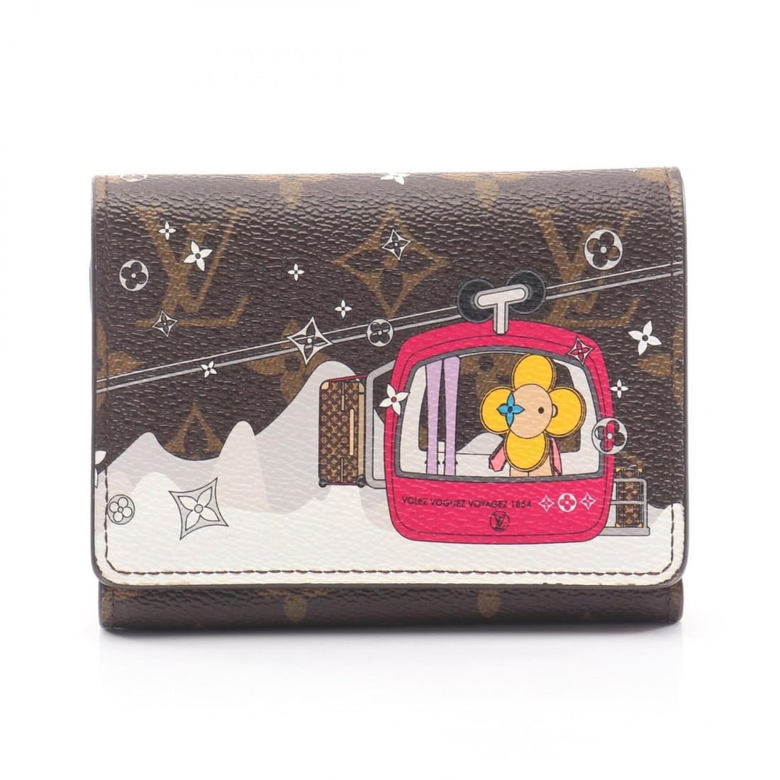 Louis Vuitton Portefeuille Victorine Tri-fold Wallet, Coated Canvas, Monogram Vivienne, Women's,: --- Catalog ---Category: SizeSize (HxWxD): 9cm x 12cm x 2.5cm / 3.54'' x 4.72'' x 0.98''Category: DesignType: Wallet (tri-fold)Color: Brown, Monogram, Multi-colorGender: WomenMaterial: Coated canvas C