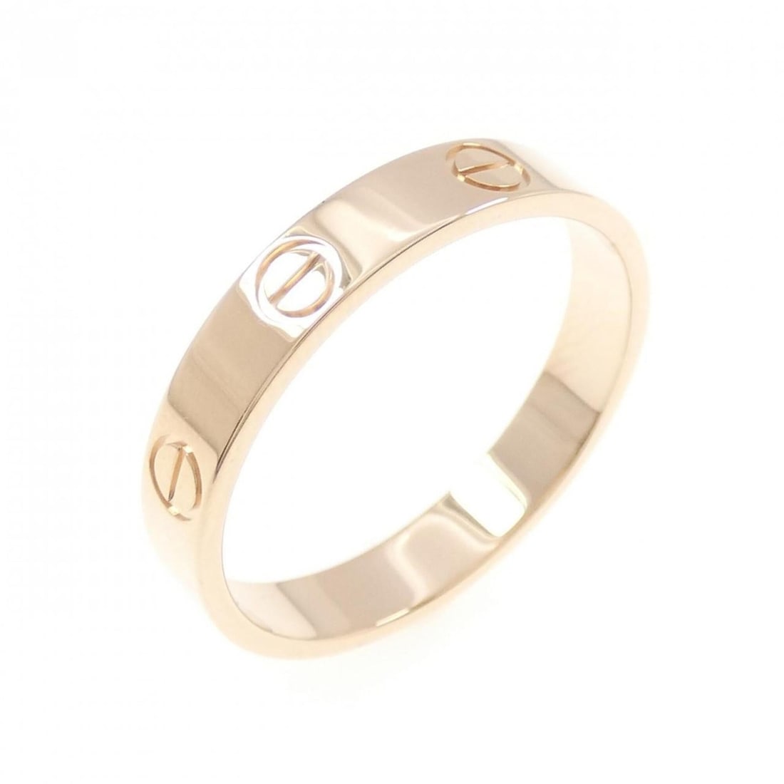 Cartier Mini Love Ring: --- Catalog ---Category: SizeJP Size: 17US Size: 8.5Category: DesignType: Band ringColor: Pink goldGender: WomenMaterial: Pink gold (18K)Category: GeneralMPN: B4085200Brand: Cartier--- Item List ---Se