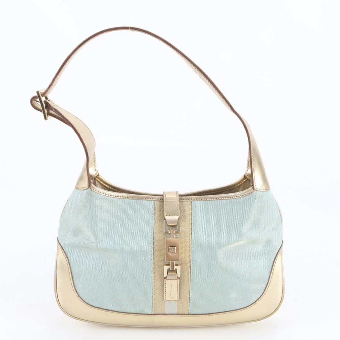 Gucci Jackie 001 3735 Leather Shoulder Bag, One-Shoulder Hobo Tote Women's: --- Catalog ---Category: SizeSize (HxWxD): 17cm x 27cm x 3cm / 6.69'' x 10.62'' x 1.18''Strap Length: 5cm / 1.96''Category: DesignType: Shoulder bag, Tote bagColor: BlueGender: WomenMaterial: Leather 