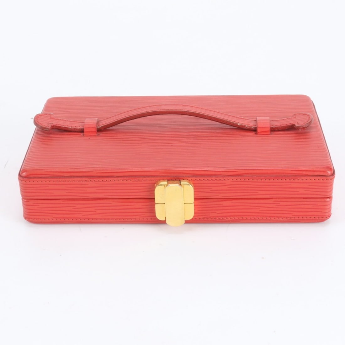 Vintage Fendi Leather Handbag Vanity Tote Bag with Gold Hardware - Women's: --- Catalog ---Category: SizeSize (HxWxD): 4cm x 20cm x 12cm / 1.57'' x 7.87'' x 4.72''Category: DesignType: Handbag, Tote bagColor: Red colorGender: WomenMaterial: Leather Category: GeneralBrand: Fen