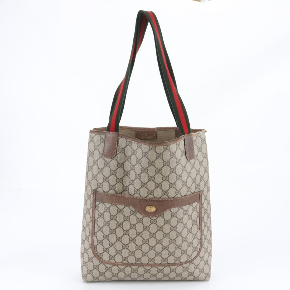 Old Gucci GG Supreme Sherry Line 39 02 003 Leather Tote Bag, Handbag, Shoulder Bag for Men: --- Catalog ---Category: SizeSize (HxWxD): 37cm x 31cm x 9cm / 14.56'' x 12.2'' x 3.54''Category: DesignType: Handbag, Tote bagColor: BrownGender: MenMaterial: Leather , Coated canvas Category: Genera