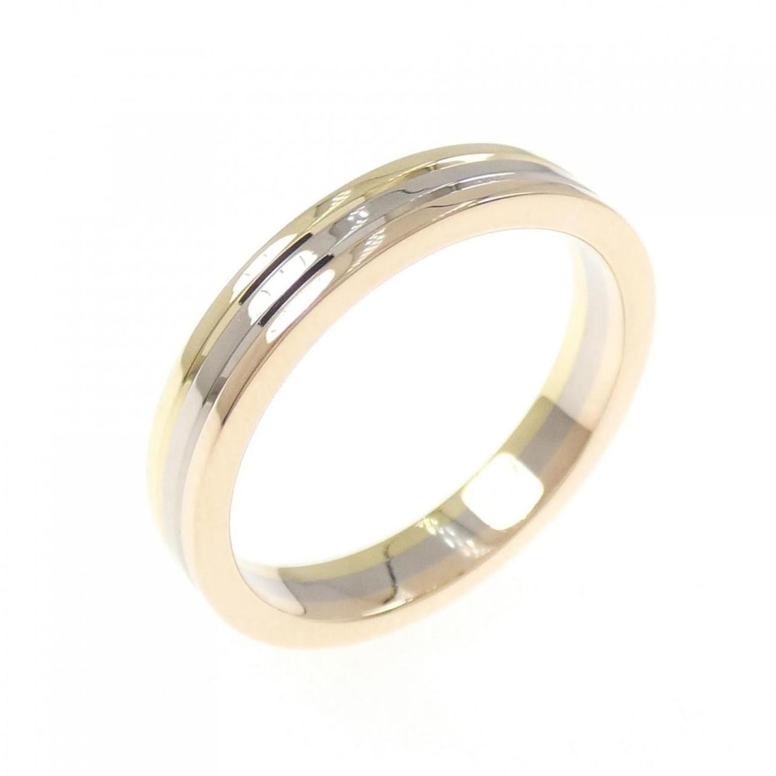Cartier Louis Vendome Aoyama Ring: --- Catalog ---Category: SizeJP Size: 14US Size: 7Category: DesignType: Band ringColor: Pink gold, White gold, Yellow goldGender: WomenMaterial: Pink gold (18K), White gold (18K), Yellow gold (18K)Cat