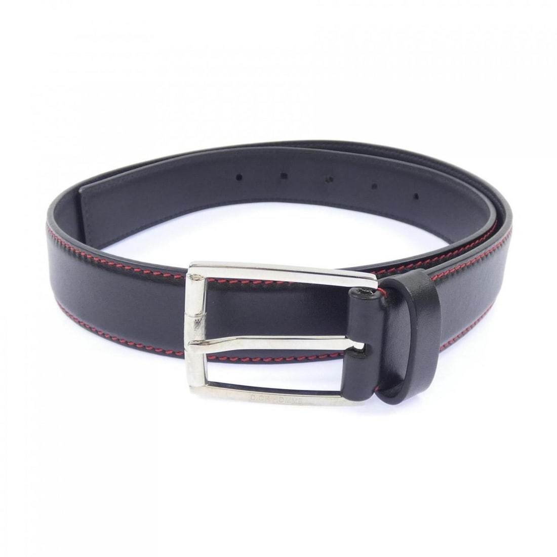 Dior Homme belt: --- Catalog ---Category: SizeLength: 79cm - 89cm / 31.1'' - 35.03''Category: DesignType: Standard beltColor: Black, Red colorGender: WomenCategory: GeneralBrand: Dior Homme--- Item List ---Section: Co