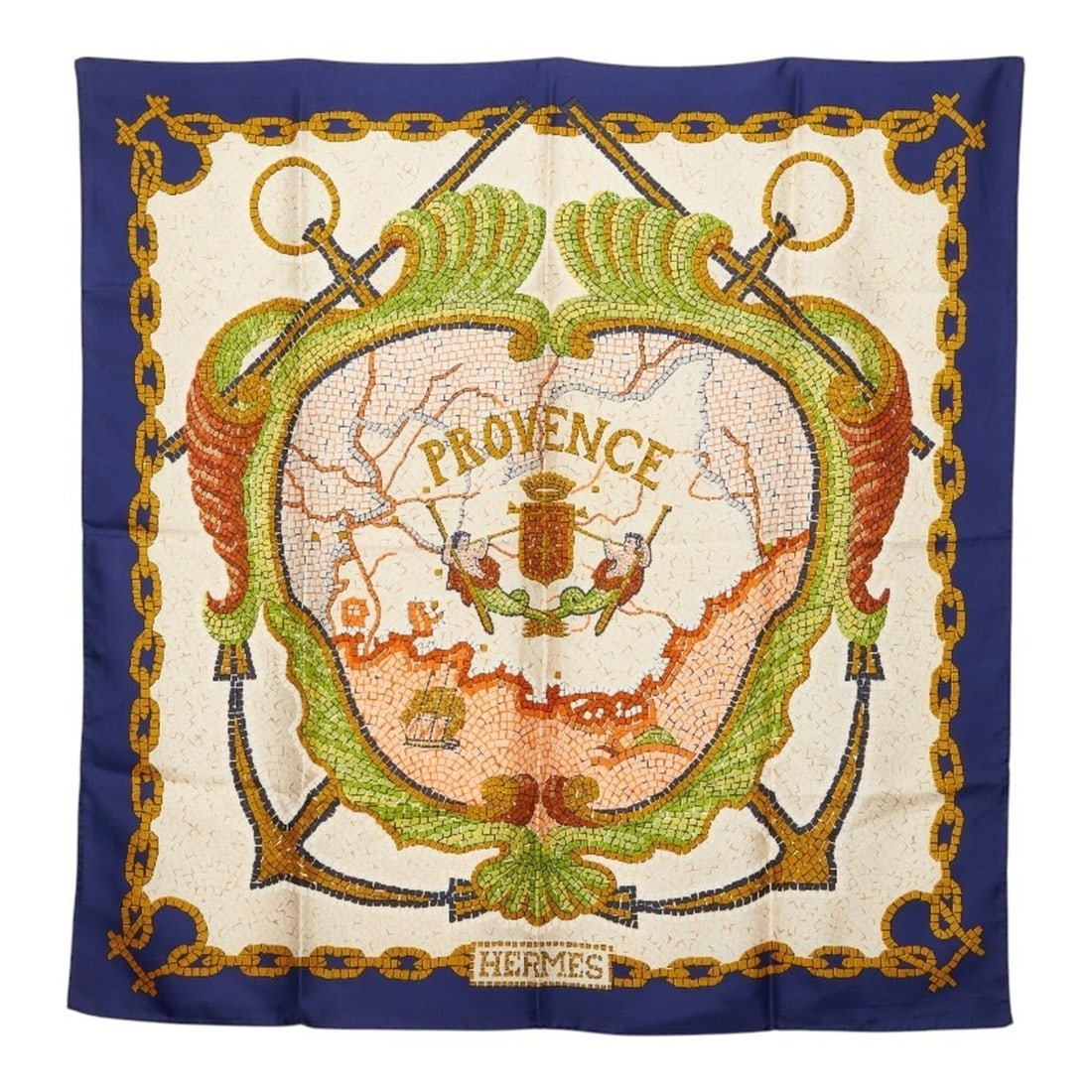 Hermes Carre 90 Provence Scarf/Muffler, Multicolor Silk, Women's: --- Catalog ---Category: SizeSize (LxW): 88cm x 88cm / 34.64'' x 34.64''Category: DesignType: ScarfColor: Multi-colorGender: WomenMaterial: Silk Category: GeneralBrand: Hermes--- Item List ---Section:
