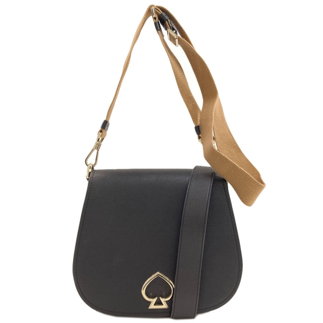 Kate Spade Shoulder Bag Leather Women's kate spade: --- Catalog ---Category: SizeSize (HxWxD): 20cm x 19cm x 8cm / 7.87'' x 7.48'' x 3.14''Category: DesignType: Shoulder bagColor: BlackGender: WomenMaterial: Leather Category: GeneralBrand: Kate Spade--