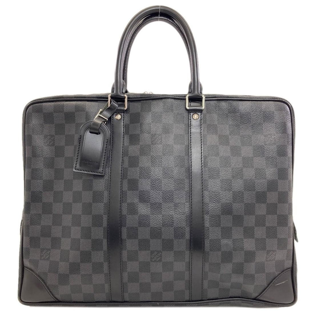Louis Vuitton N48224 Portedocument Jour Business Bag, Damier Canvas, Men's LOUIS VUITTON: --- Catalog ---Category: SizeSize (HxWxD): 30cm x 40cm x 6cm / 11.81'' x 15.74'' x 2.36''Category: DesignType: BriefcaseColor: Damier GraphiteGender: MenMaterial: Damier Canvas Category: GeneralMPN: N