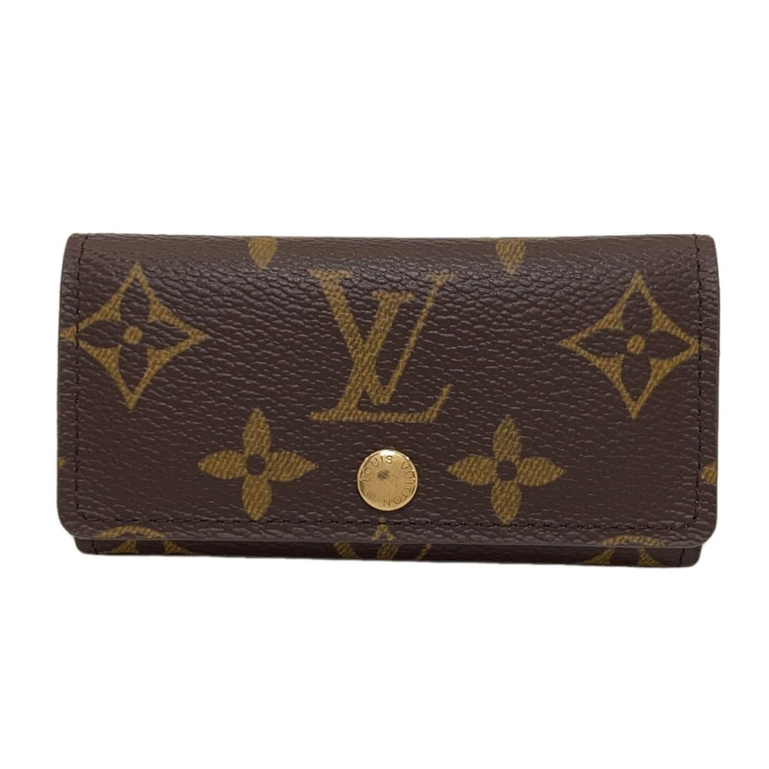Louis Vuitton M62631 Multicles 4 Key Case Monogram Canvas Women's LOUIS VUITTON: --- Catalog ---Category: DesignType: KeycaseColor: MonogramGender: WomenMaterial: Monogram Category: GeneralBrand: Louis VuittonCategory: Physical PropertiesSize (HxWxD): 5.5cm x 10.5cm x 1.5cm / 2.16