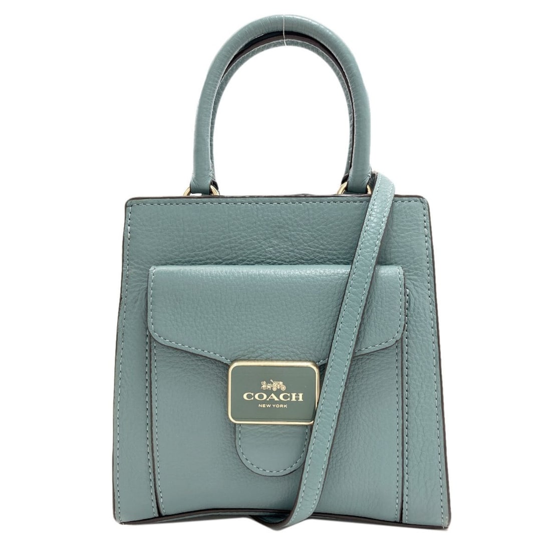 Coach C6778 Mini Pepper Crossbody 2-Way Handbag Leather Women's COACH: --- Catalog ---Category: SizeSize (HxWxD): 17cm x 15.5cm x 7cm / 6.69'' x 6.1'' x 2.75''Category: DesignType: HandbagColor: TurquoiseGender: WomenMaterial: Leather Category: GeneralMPN: C6778Brand: Co