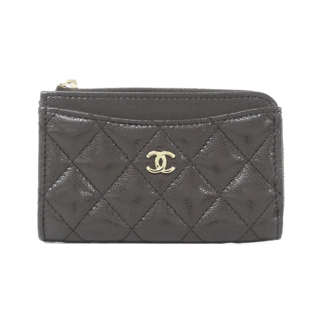 Chanel Timeless Classic Line AP3179 Business Card Holder/Card Case: --- Catalog ---Category: DesignType: Business card caseColor: BrownMaterial: Grained Calfskin Category: GeneralBrand: ChanelCategory: Physical PropertiesSize (HxWxD): 8cm x 13cm x 1.5cm / 3.14'' x 5.1