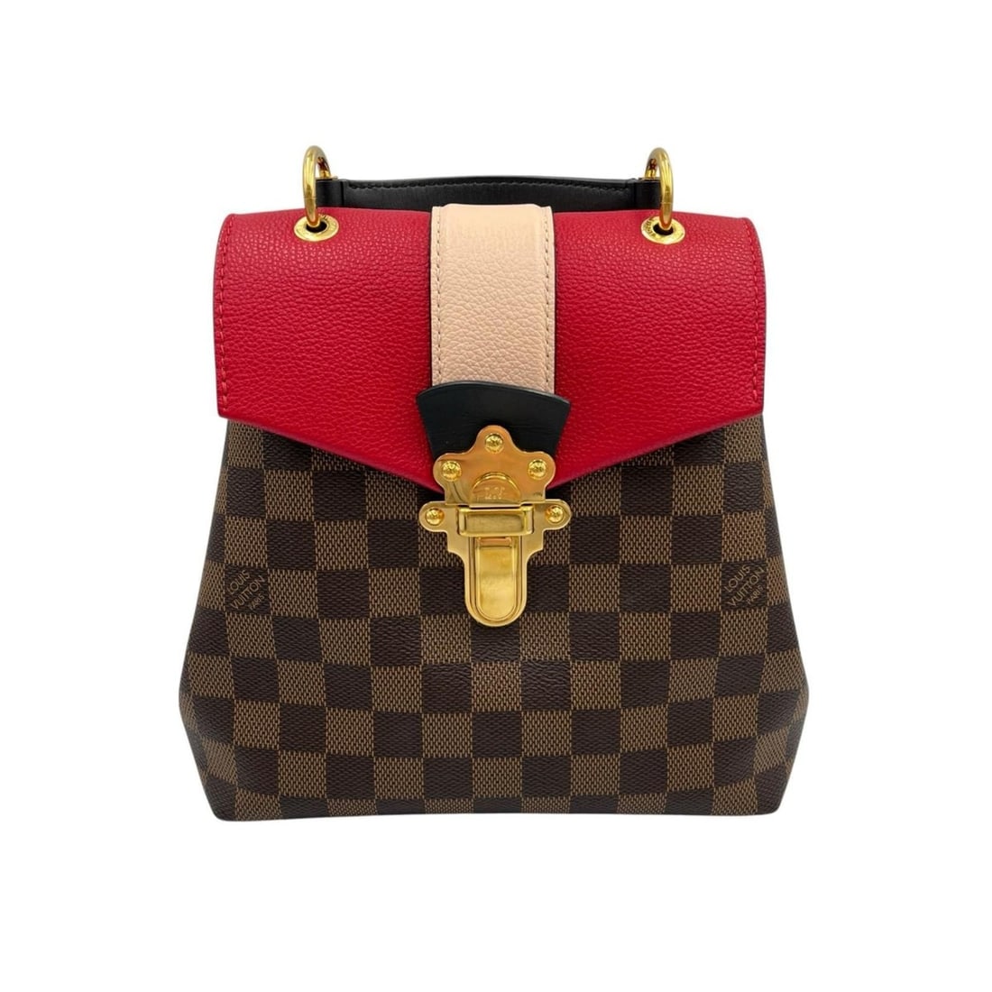 Louis Vuitton Clapton Backpack N40104 Damier Canvas Brown Women's: --- Catalog ---Category: SizeSize (HxWxD): 20cm x 22cm x 12cm / 7.87'' x 8.66'' x 4.72''Category: DesignType: Handbag, Shoulder bagColor: BrownGender: WomenMaterial: Damier Canvas Outer Pocket: Open p