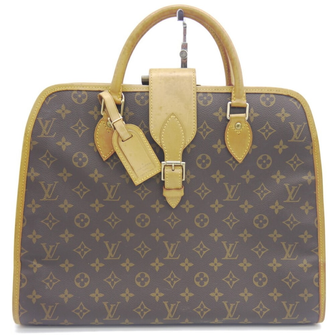 LOUIS VUITTON Monogram Rivoli M53380 bag, key missing.: --- Catalog ---Category: SizeSize (HxWxD): 32cm x 41.5cm x 12cm / 12.59'' x 16.33'' x 4.72''Category: DesignType: Document caseColor: Brown, MonogramGender: Women,MenMaterial: Monogram , Canvas Catego
