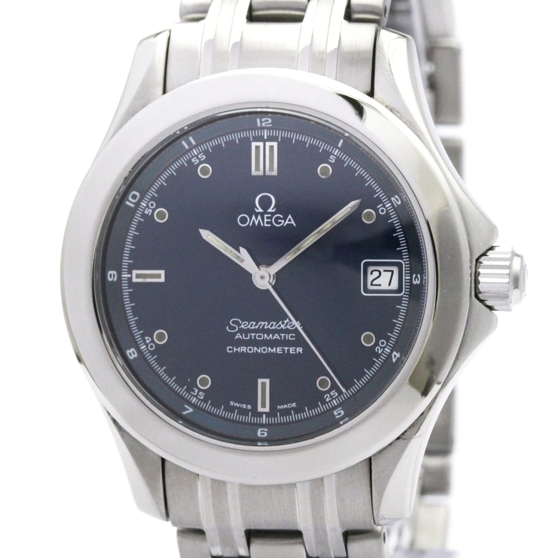 OMEGA Seamaster 120M Chronometer Automatic Mens Watch 2501.80 Polished: --- Catalog ---Category: SizeCase Diameter: 36mm / 1.42''Category: DesignType: WristwatchStyle: SportGender: MenColor (Dial): BlueMaterial (Band): Stainless steelMaterial (Case): Stainless steelCatego