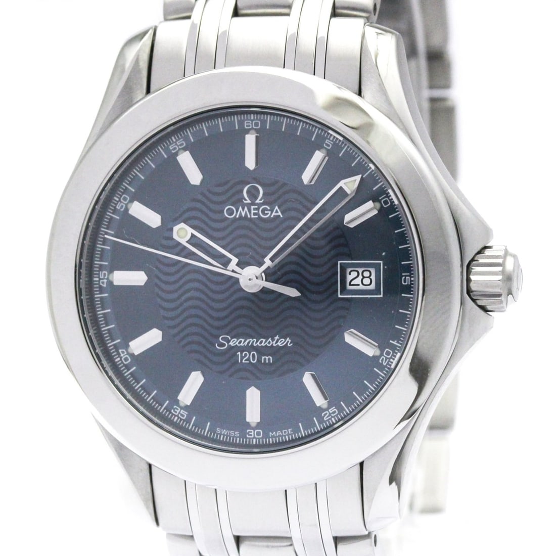 OMEGA Seamaster 120M Steel Quartz Mens Watch 2511.81 Polished: --- Catalog ---Category: SizeCase Diameter: 36mm / 1.42''Category: DesignType: WristwatchStyle: SportGender: MenColor (Dial): BlueMaterial (Band): Stainless steelMaterial (Case): Stainless steelCatego