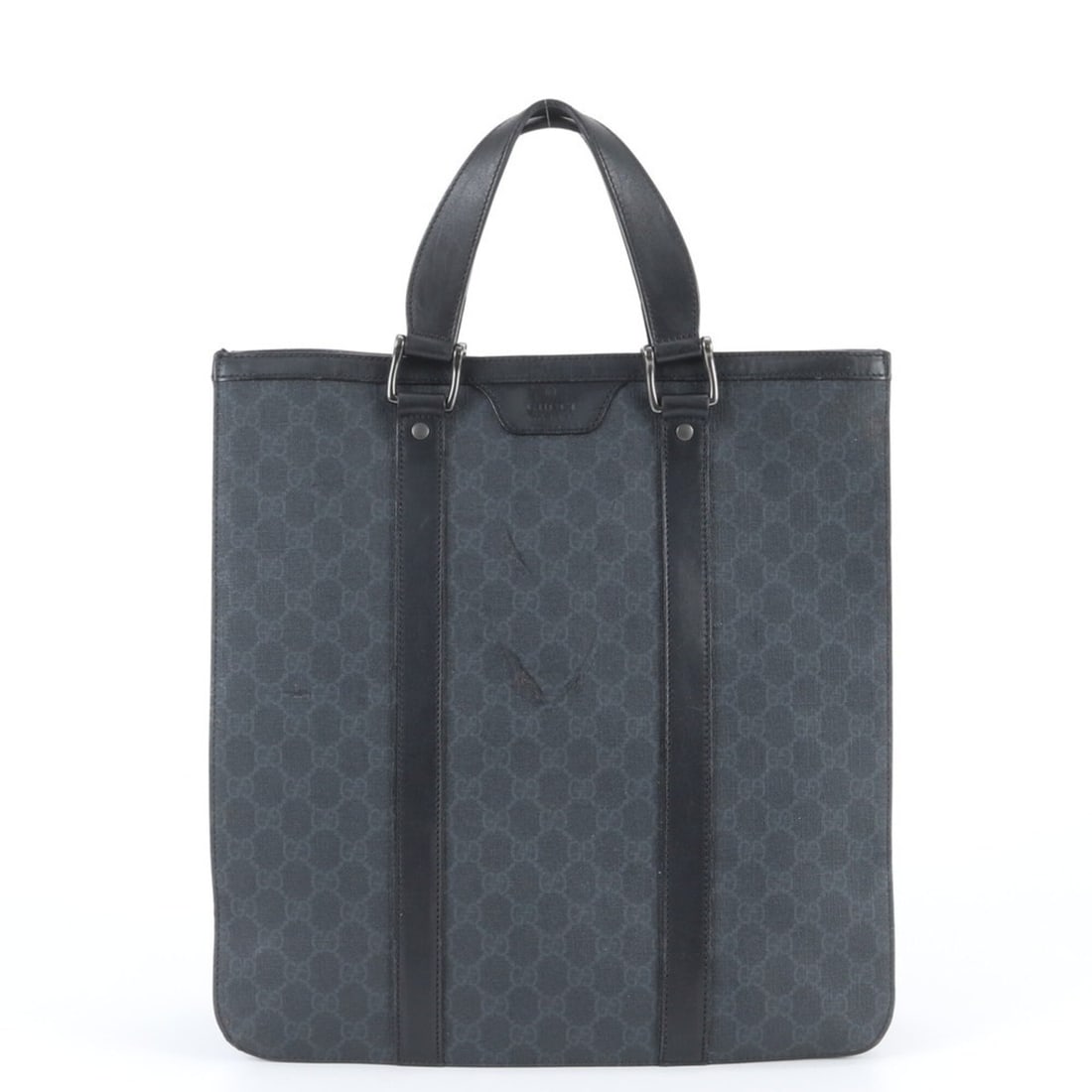 Gucci GG Supreme 322072 Leather Tote Bag, Handbag, Shoulder Black, Men's: --- Catalog ---Category: SizeSize (HxWxD): 37cm x 35cm x 9cm / 14.56'' x 13.77'' x 3.54''Handle Length: 36cm / 14.17''Category: DesignType: Handbag, Tote bagColor: BlackGender: MenMaterial: Leather , 