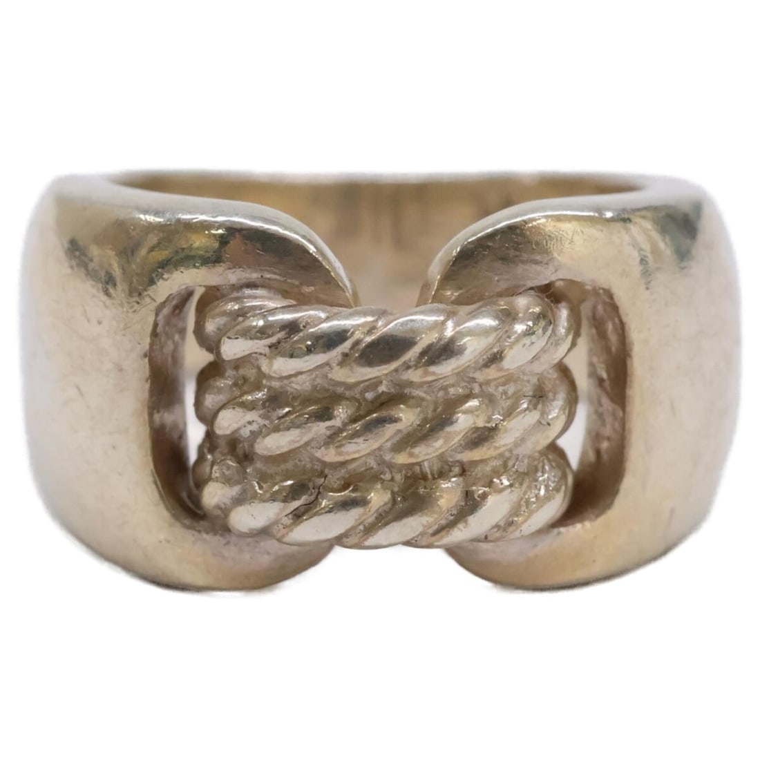 HERMES Hermes Chérois Ring, Size 50, Sterling Silver 925, Silver, Women's: --- Catalog ---Category: SizeUS Size: 5.5Brand Size: 50Category: DesignType: Band ringColor: SilverGender: WomenCategory: GeneralBrand: Hermes--- Item List ---Section: ConditionRanking: Rank AB Used -