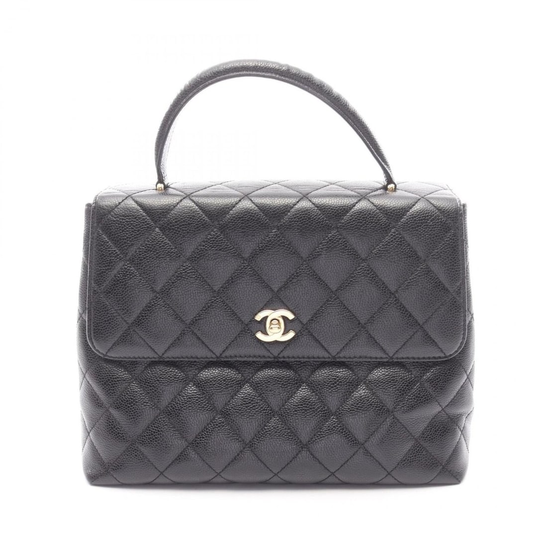 Chanel Matelassé Handbag, Calfskin Leather, Women's, Black, A12397: --- Catalog ---Category: SizeSize (HxWxD): 23cm x 29cm x 11cm / 9.05'' x 11.41'' x 4.33''Category: DesignType: HandbagColor: BlackGender: WomenMaterial: Leather Leather/Fur Type: CalfskinCategory: Gen