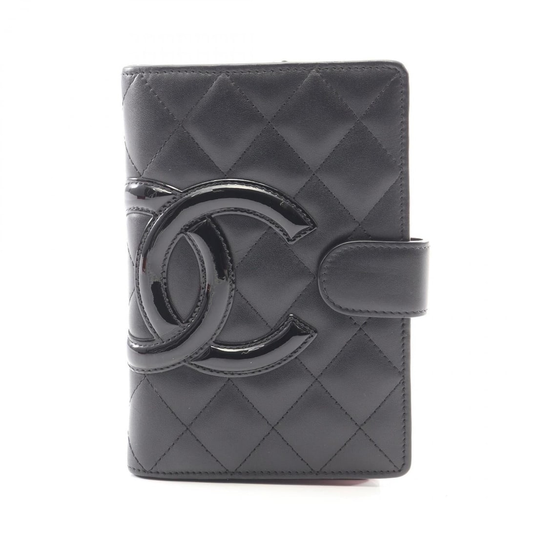 Chanel Cambon Line Bi-fold Wallet, Leather, Patent Women's, Black: --- Catalog ---Category: SizeSize (HxWxD): 15cm x 10cm x 3cm / 5.9'' x 3.93'' x 1.18''Category: DesignType: Wallet (bi-fold)Color: BlackGender: WomenMaterial: Patent leather , Leather Category: Genera
