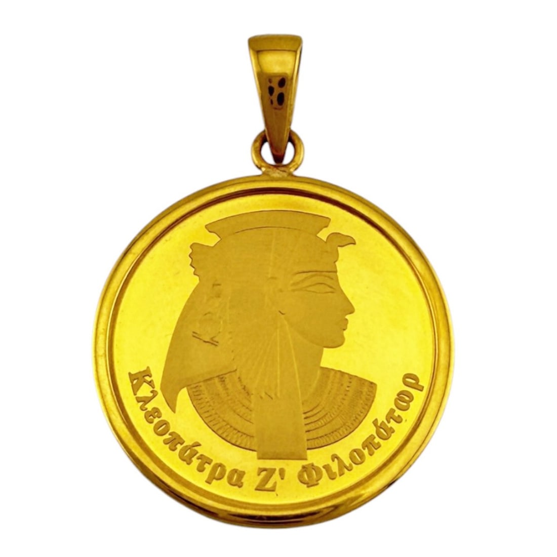 Cleopatra & Bastet 1/20 oz 2025 Pendant Top Coin K24 Gold Unisex (1 of 9)