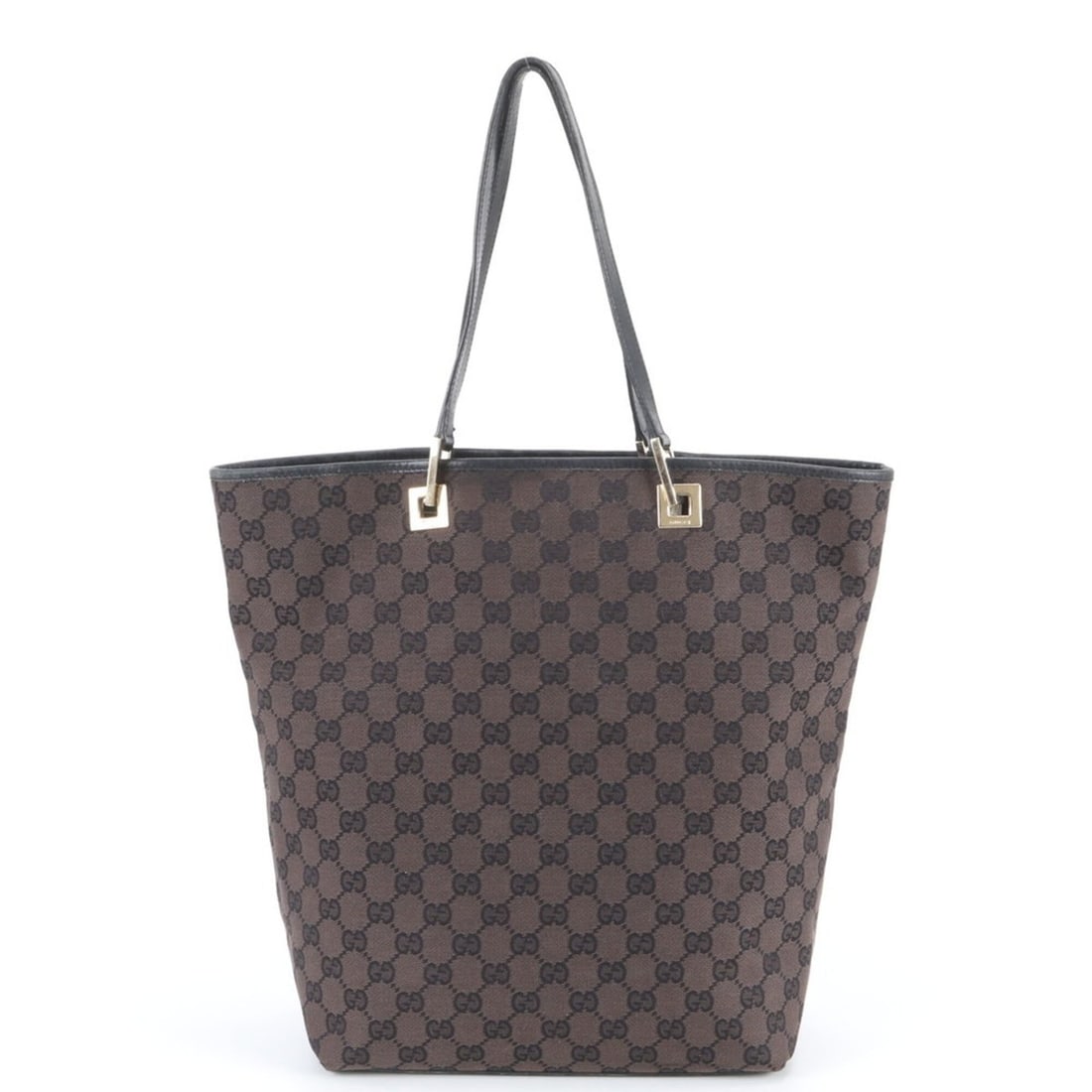 Gucci GG Canvas 002 1098 Leather Tote Bag, Handbag, Shoulder Brown, Women's: --- Catalog ---Category: SizeSize (HxWxD): 30cm x 24cm x 12cm / 11.81'' x 9.44'' x 4.72''Handle Length: 45cm / 17.71''Category: DesignType: Handbag, Tote bagColor: Black, BrownGender: WomenMaterial: L