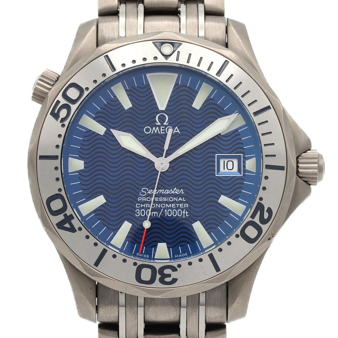 Omega Seamaster Professional TI 2231.80 Automatic Watch: --- Catalog ---Category: SizeWrist Size: 18cm / 7.08''Case Diameter: 41mm / 1.61''Category: DesignType: WristwatchGender: MenColor (Dial): BlueMaterial (Band): TitaniumMaterial (Case): TitaniumCategor