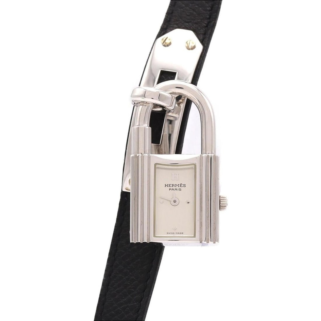 Hermes Kelly KE1.250 Silver Quartz Watch: --- Catalog ---Category: SizeCase Diameter: 20mm / 0.79''Category: DesignType: WristwatchGender: WomenColor (Dial): SilverMaterial (Case): SilverCategory: GeneralMPN: KE1.250Brand: HermesCategory: Mov
