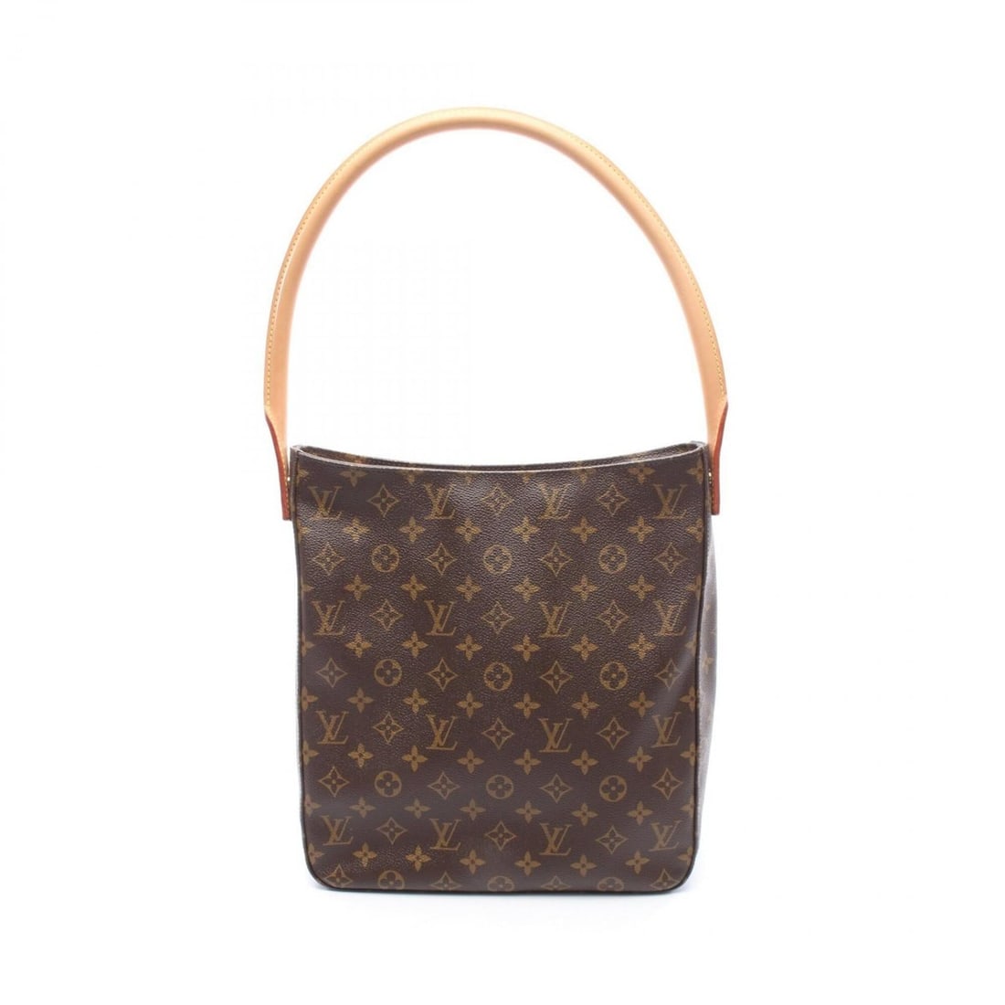 Louis Vuitton Looping GM Shoulder Bag/Handbag, Coated Canvas and Leather, Monogram Pattern, Women's,: --- Catalog ---Category: SizeSize (HxWxD): 31cm x 28.5cm x 11cm / 12.2'' x 11.22'' x 4.33''Category: DesignType: Handbag, Shoulder bagColor: Brown, MonogramGender: WomenMaterial: Coated canvas , Leath