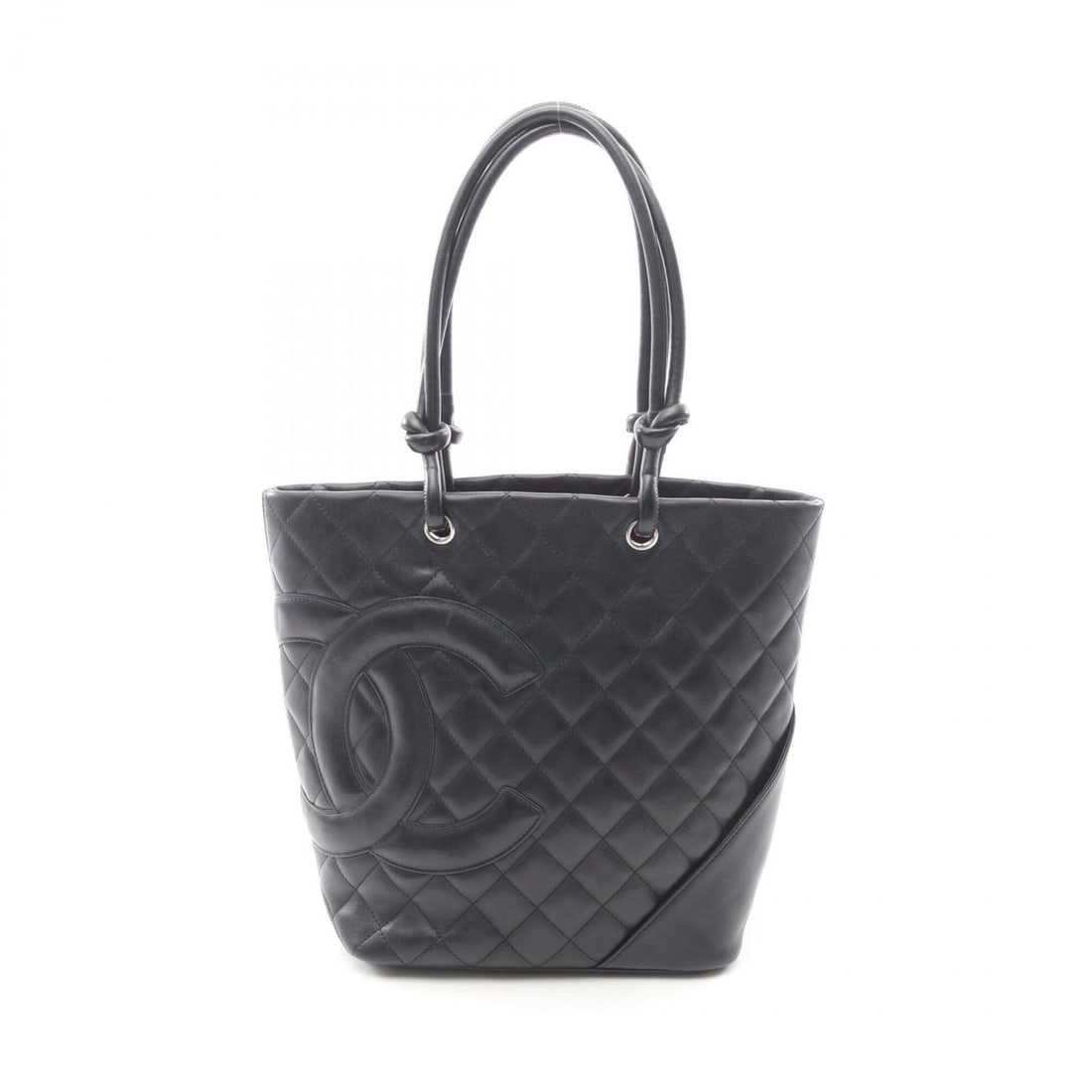 Chanel Cambon Line Medium Tote Bag Handbag Leather Women's Black A25167: --- Catalog ---Category: SizeSize (HxWxD): 24cm x 20cm x 11.5cm / 9.44'' x 7.87'' x 4.52''Category: DesignType: Handbag, Tote bagColor: BlackGender: WomenMaterial: Cambon ligne Category: GeneralMPN: A