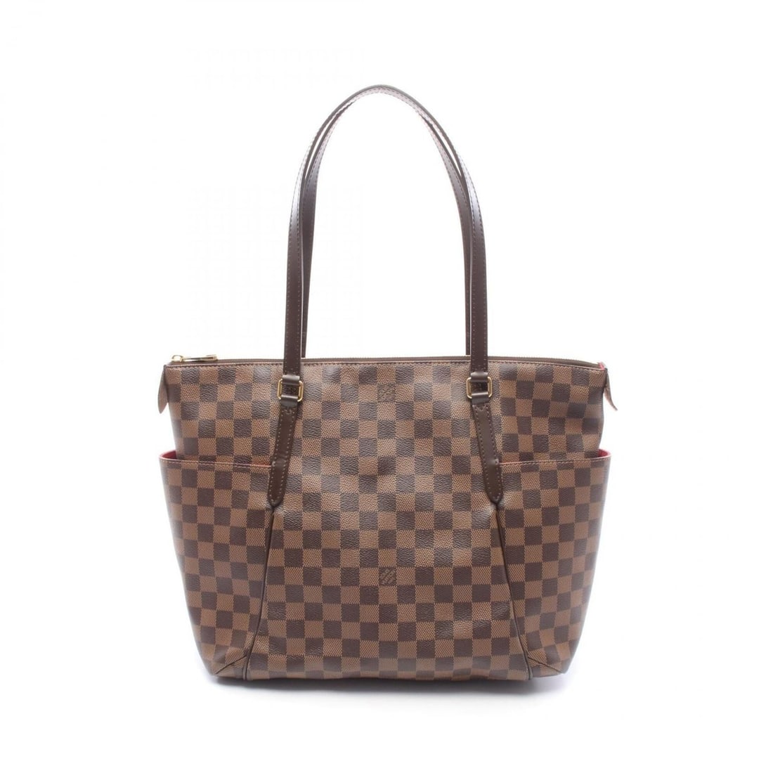 Louis Vuitton Totally MM Tote Bag Handbag, Coated Canvas and Leather, Damier Pattern, Women's,: --- Catalog ---Category: SizeSize (HxWxD): 29cm x 32cm x 14cm / 11.41'' x 12.59'' x 5.51''Category: DesignType: Handbag, Tote bagColor: Brown, Damier CanvasGender: WomenMaterial: Coated canvas , Leath
