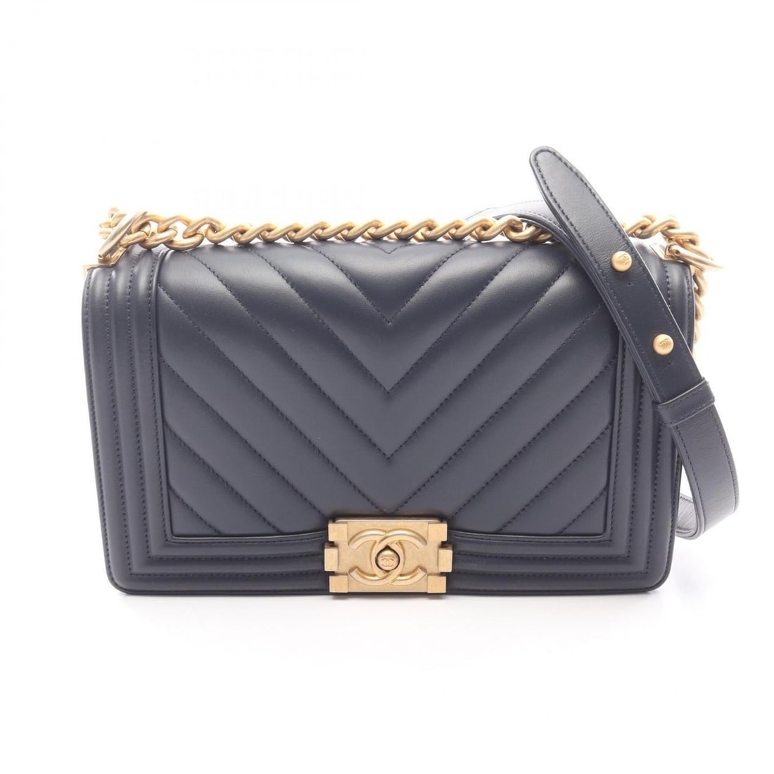 Chanel Boy Shoulder Bag Handbag Leather Women's Navy A67086: --- Catalog ---Category: SizeSize (HxWxD): 14.5cm x 25cm x 7cm / 5.7'' x 9.84'' x 2.75''Category: DesignType: Handbag, Shoulder bagColor: NavyGender: WomenMaterial: Leather Category: GeneralMPN: A6708
