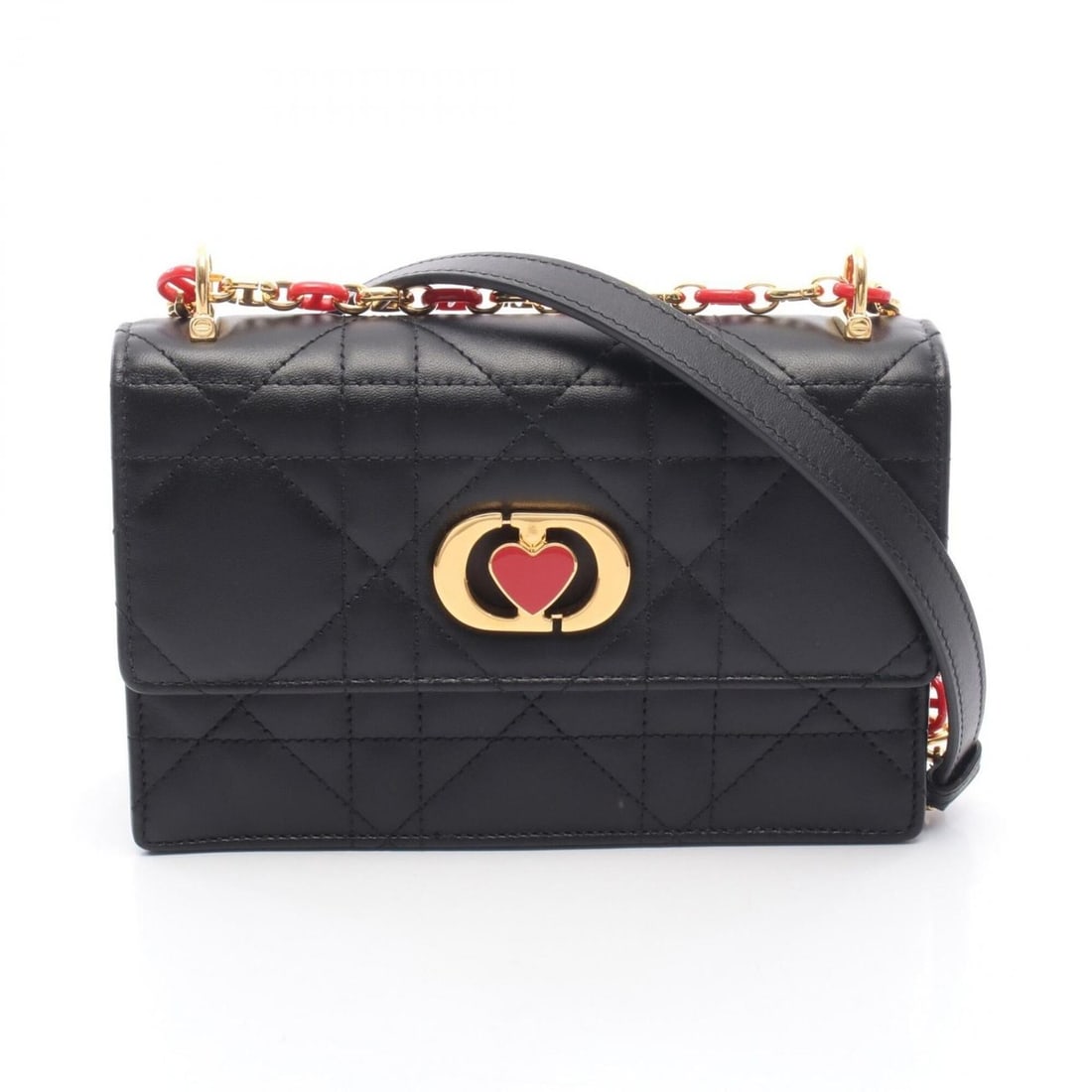 Christian Dior Dior MISS CARO Shoulder Bag Handbag Leather Women's Black S5169UDAX: --- Catalog ---Category: SizeSize (HxWxD): 11.5cm x 19cm / 4.52'' x 7.48''Category: DesignType: Handbag, Shoulder bagColor: BlackGender: WomenMaterial: Leather Category: GeneralMPN: S5169UDAXBrand: Ch