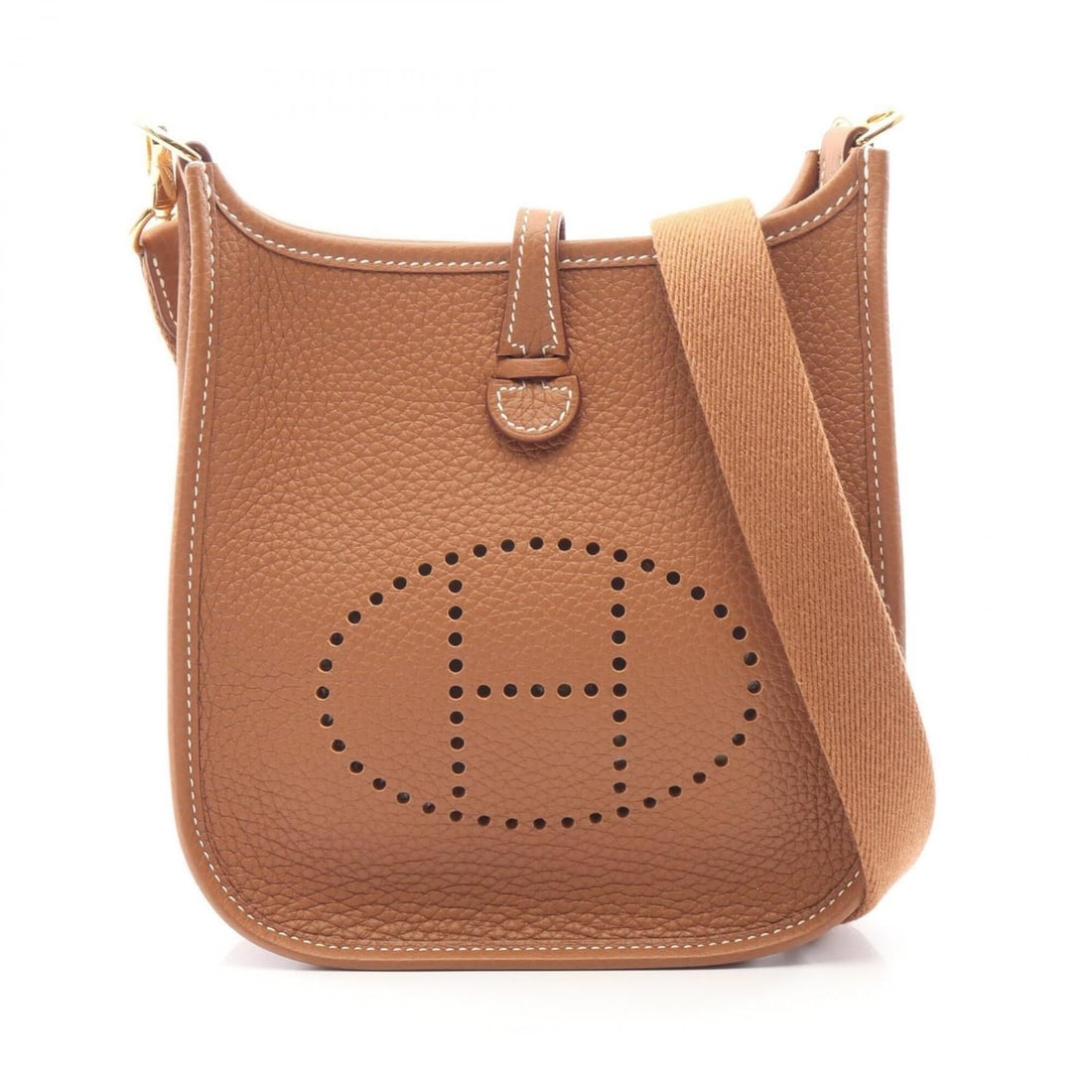 Hermes Evelyne TPM Amazon Shoulder Bag/Handbag, Leather, Taurillon Clemence, Brown Tones: --- Catalog ---Category: SizeSize (HxWxD): 18cm x 16.5cm x 5.5cm / 7.08'' x 6.49'' x 2.16''Category: DesignType: Handbag, Shoulder bagColor: BrownGender: WomenMaterial: Taurillon clemence leather Cate