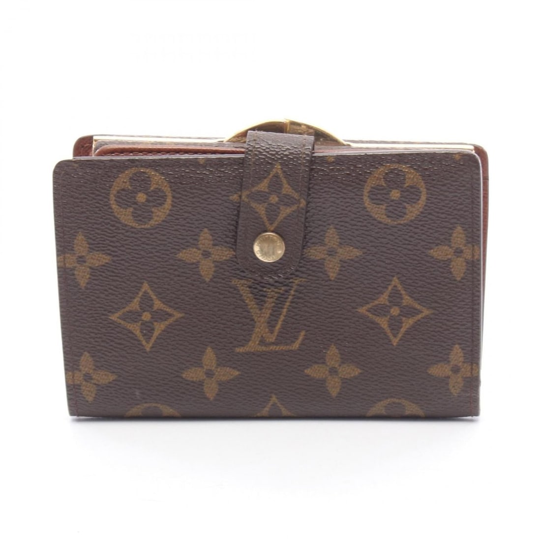 Louis Vuitton Portemonnaie Bifold Wallet, Monogram Pattern, Women's, Brown, M61663 (1 of 12)