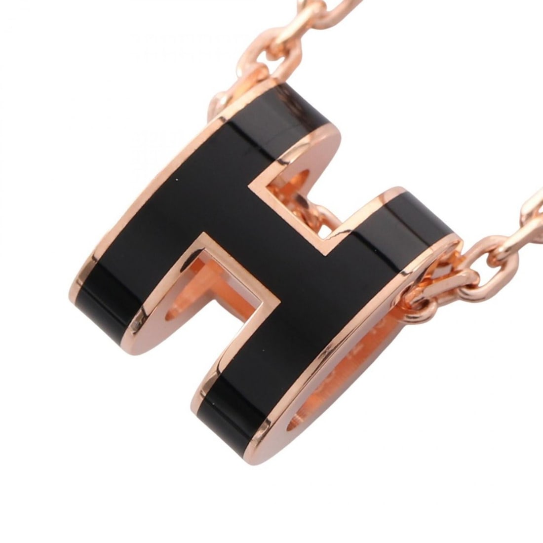 Hermes Mini Pop H Necklace, Gold Plated (GP), Women's, Gold/Black Tones: --- Catalog ---Category: SizePendant Size: 9mm x 7mm / 0.35'' x 0.27''Neck Circumference: 41 cm / 16.14''Category: DesignColor: Black, GoldGender: WomenMaterial: Gold platingNecklace Type: NecklaceCat