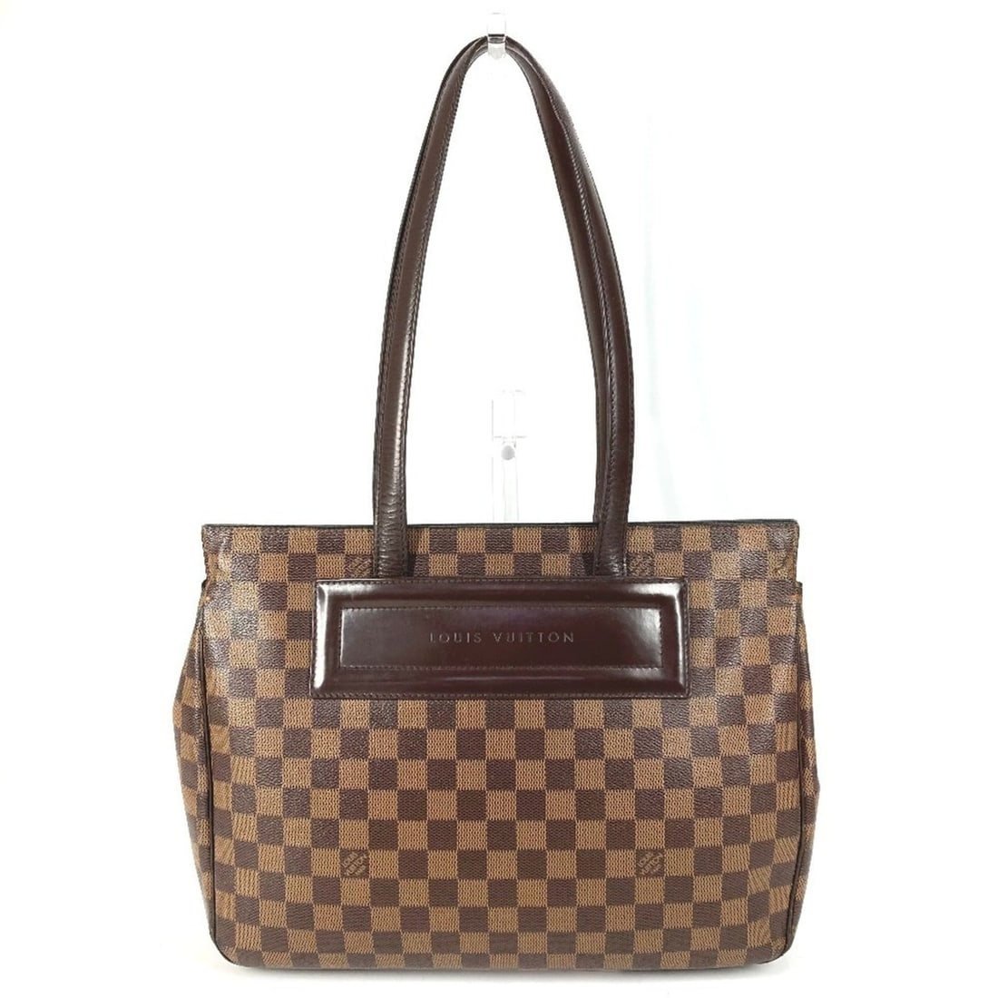 LOUIS VUITTON N51123 Damier Parioli PM Tote Bag, Shoulder Canvas, Ebene Brown. Suitable for men and: --- Catalog ---Category: SizeSize (HxWxD): 26cm x 35cm x 10cm / 10.23'' x 13.77'' x 3.93''Category: DesignType: Shoulder bag, Tote bagColor: BrownGender: Men,WomenMaterial: Damier Canvas Category: Gen