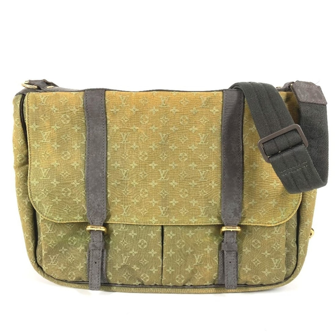 LOUIS VUITTON M42351 Monogram Mini Sac Maman Diaper Bag with Changing Mat, 2-Way (Crossbody,: --- Catalog ---Category: SizeSize (HxWxD): 25.5cm x 35.5cm x 10.5cm / 10.03'' x 13.97'' x 4.13''Category: DesignType: Handbag, Shoulder bagColor: Khaki, TST KhakiGender: WomenMaterial: Monogram Mini ,