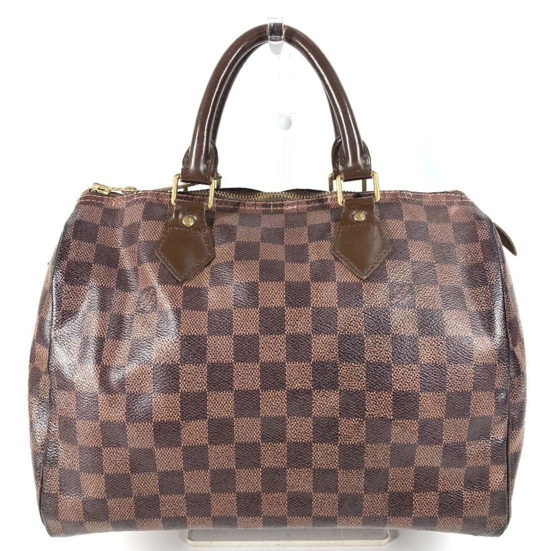 LOUIS VUITTON N41364 Damier Speedy 30 Mini Boston Bag Handbag Canvas Men's Women's Ebene Brown: --- Catalog ---Category: SizeSize (HxWxD): 19.5cm x 27.5cm x 16cm / 7.67'' x 10.82'' x 6.29''Category: DesignType: Boston bag, HandbagColor: BrownGender: Men,WomenMaterial: Damier Canvas Category: Gen
