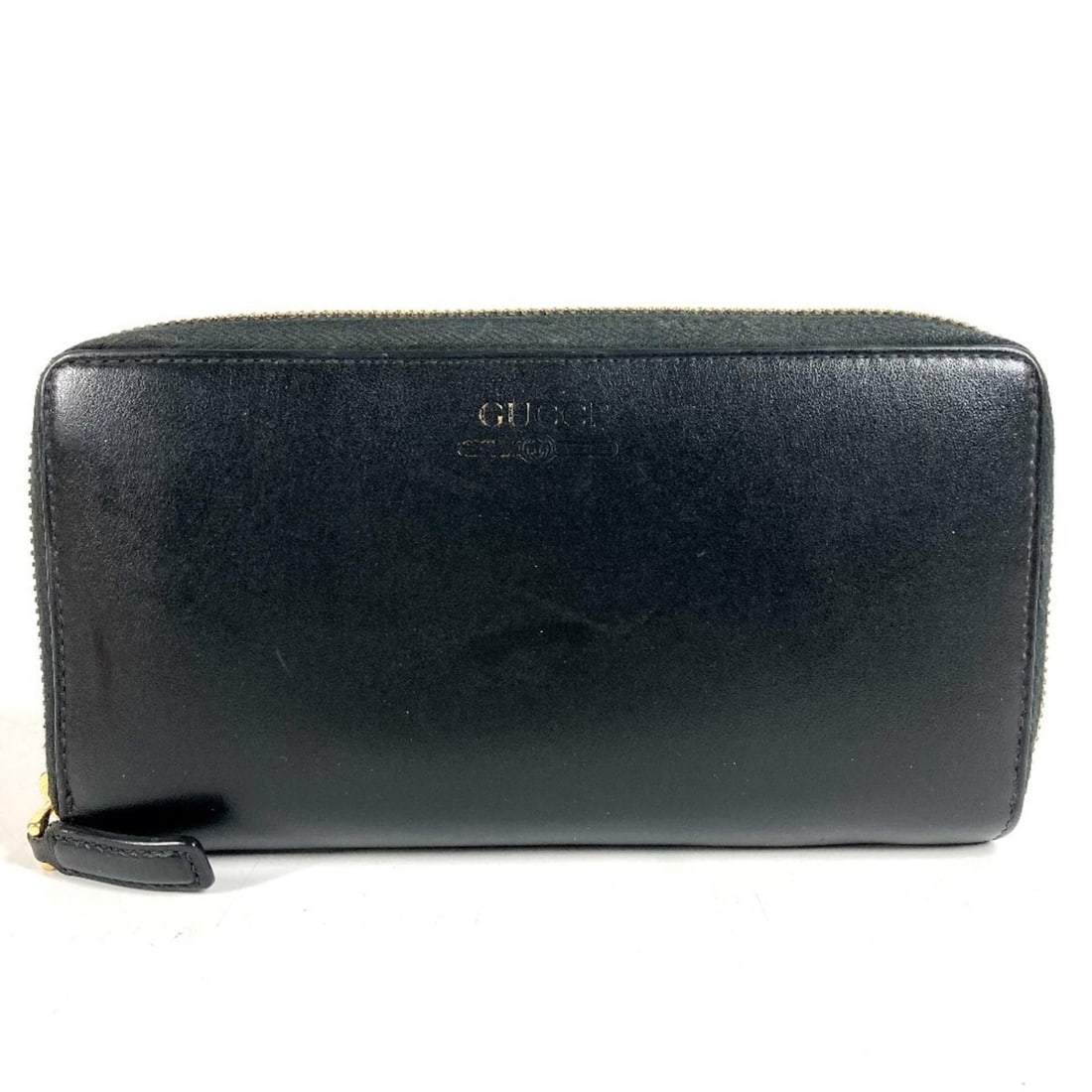 GUCCI 547591 Logo Long Wallet, Round Zipper, Leather, Men's & Women's, Black: --- Catalog ---Category: SizeSize (HxWxD): 10cm x 18.5cm / 3.93'' x 7.28''Category: DesignType: Long wallet (bi-fold)Color: BlackGender: Men,WomenMaterial: Leather Category: GeneralMPN: 547591Brand: G
