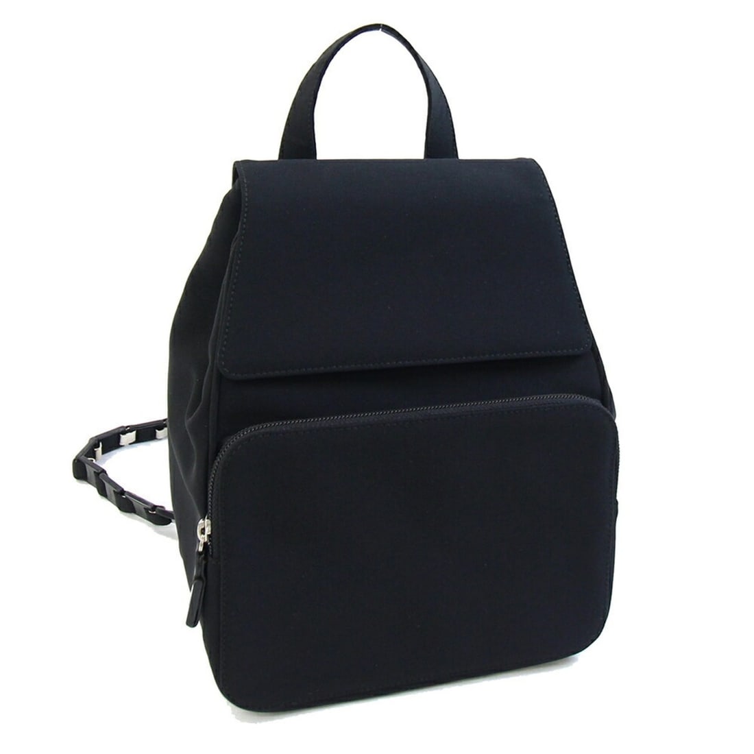 Salvatore Ferragamo Ferragamo Vara Backpack AU21 9325 Black Nylon Canvas Leather Mini for Women: --- Catalog ---Category: SizeSize (HxWxD): 24cm x 20cm x 12cm / 9.44'' x 7.87'' x 4.72''Strap Length: 80cm / 31.49''Category: DesignType: BackpackColor: BlackGender: WomenMaterial: Nylon canvas , Leat