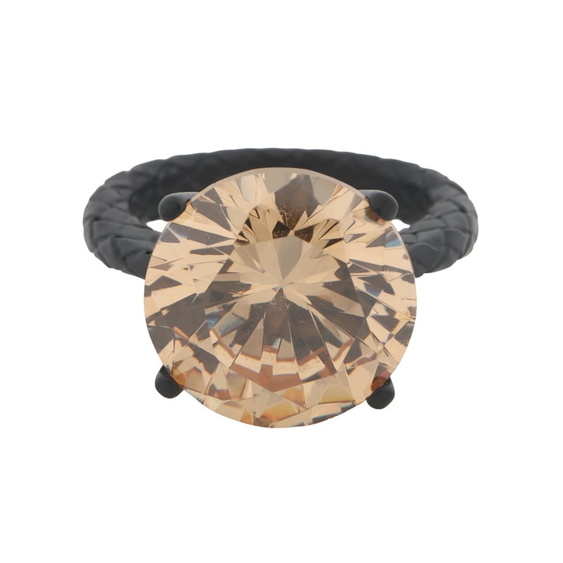 Bottega Veneta Ring, Colored Stone, Round Cut, Intrecciato, Size 1, BOTTEGA VENETA RING: --- Catalog ---Category: SizeJP Size: 13US Size: 6.5Category: DesignType: Band ringColor: SilverStone: Color stoneGender: WomenMaterial: Silver 925Stone Cut: Round cutCategory: GeneralBrand: Bottega V