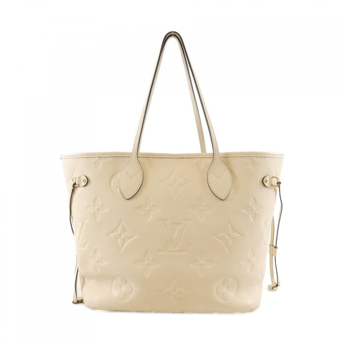 Louis Vuitton Monogram Empreinte Neverfull MM M46676 Handbag: --- Catalog ---Category: SizeSize (HxWxD): 28cm x 44cm x 14cm / 11.02'' x 17.32'' x 5.51''Category: DesignType: HandbagColor: BeigeGender: WomenMaterial: Leather Leather/Fur Type: CalfskinCategory: Ge