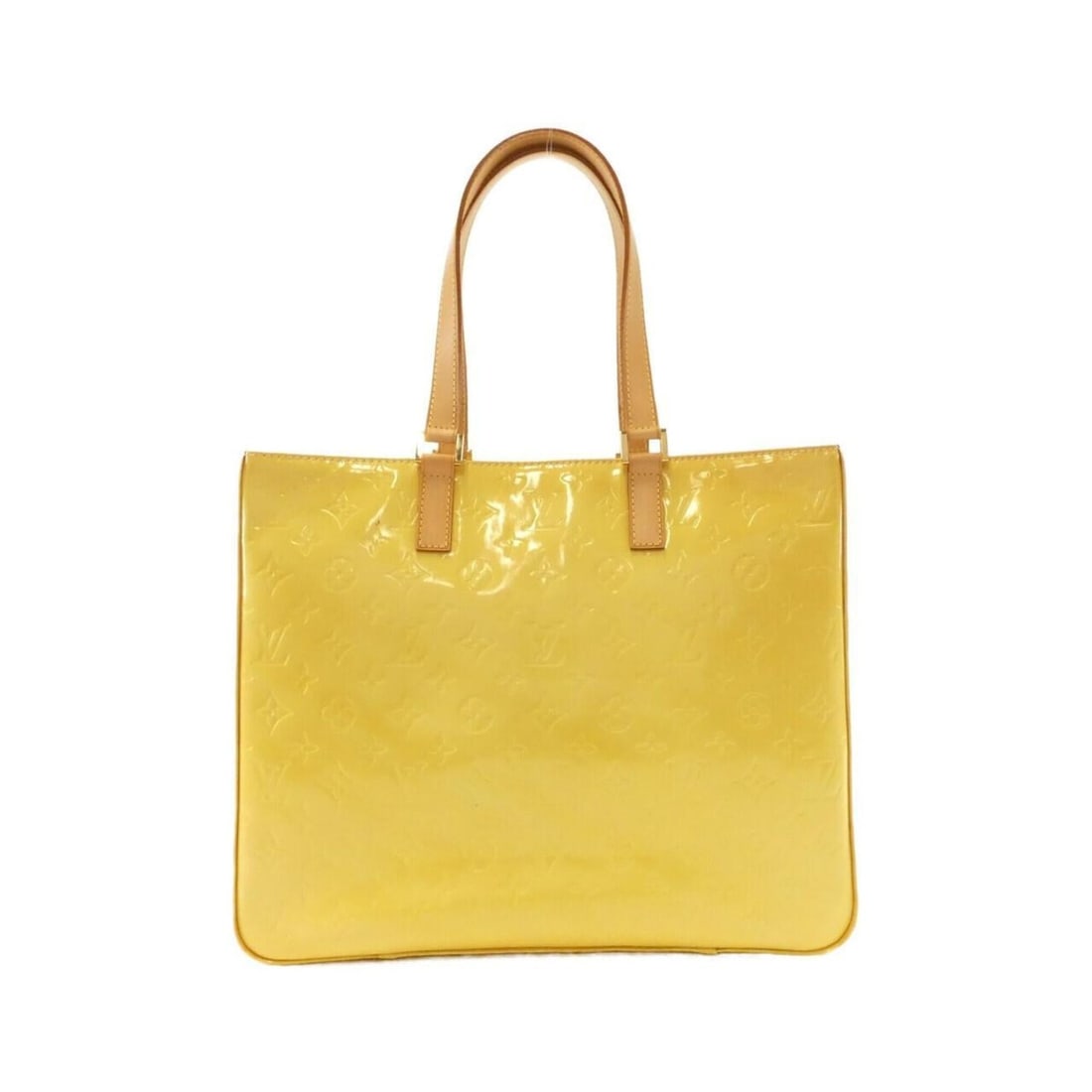 Louis Vuitton Vernis Columbus M91047 Handbag: --- Catalog ---Category: SizeSize (HxWxD): 30cm x 37cm x 10cm / 11.81'' x 14.56'' x 3.93''Category: DesignType: HandbagColor: Lime yellow, YellowGender: WomenMaterial: Leather Leather/Fur Type: Enamel