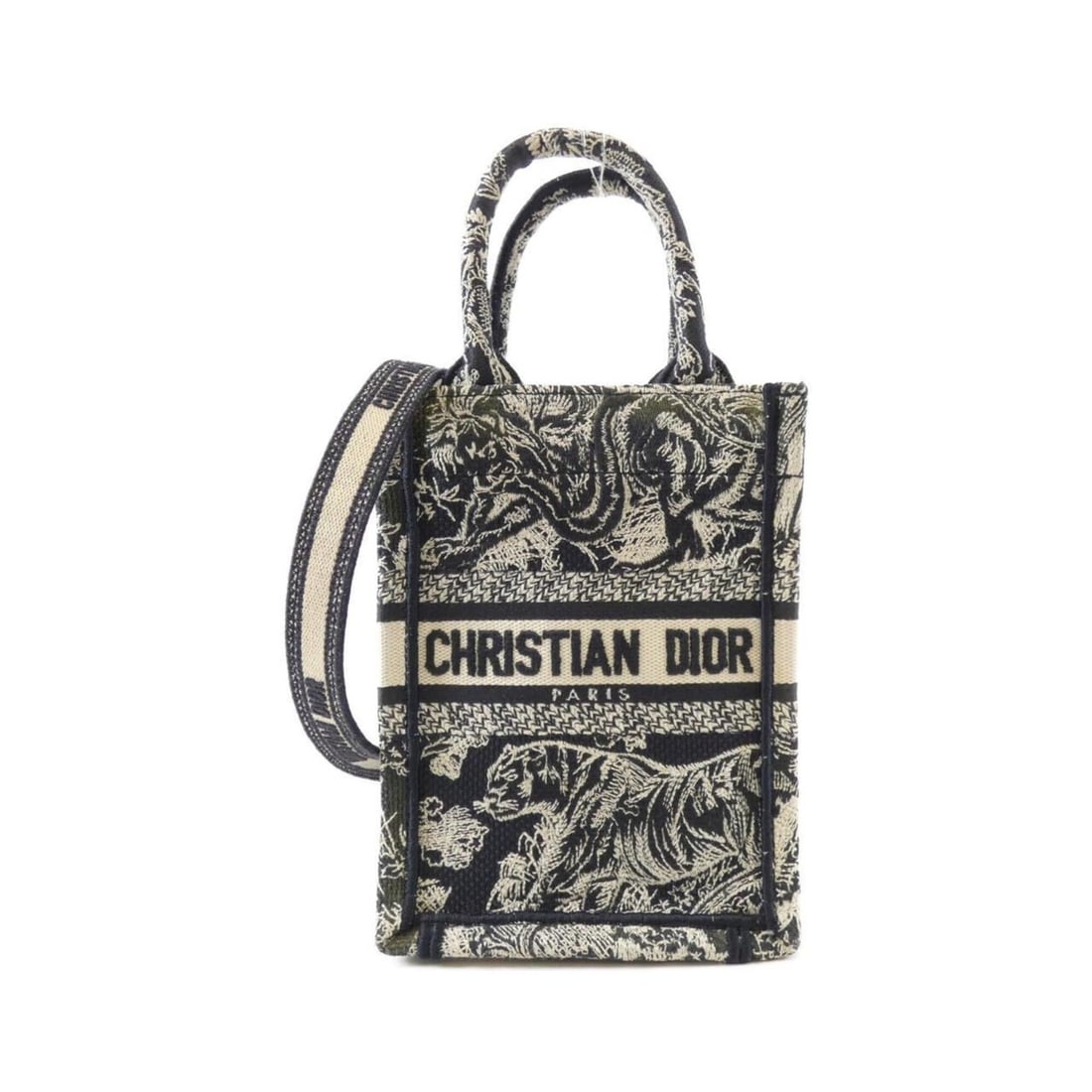 Christian Dior REVERSE TOILE DE JOUY Book Tote Mini Vertical Handbag S5555CRGO: --- Catalog ---Category: SizeSize (HxWxD): 18cm x 13cm x 5cm / 7.08'' x 5.11'' x 1.96''Category: DesignType: HandbagColor: Blue, Gray, IvoryGender: WomenMaterial: Canvas Category: GeneralMPN: S5555CRG