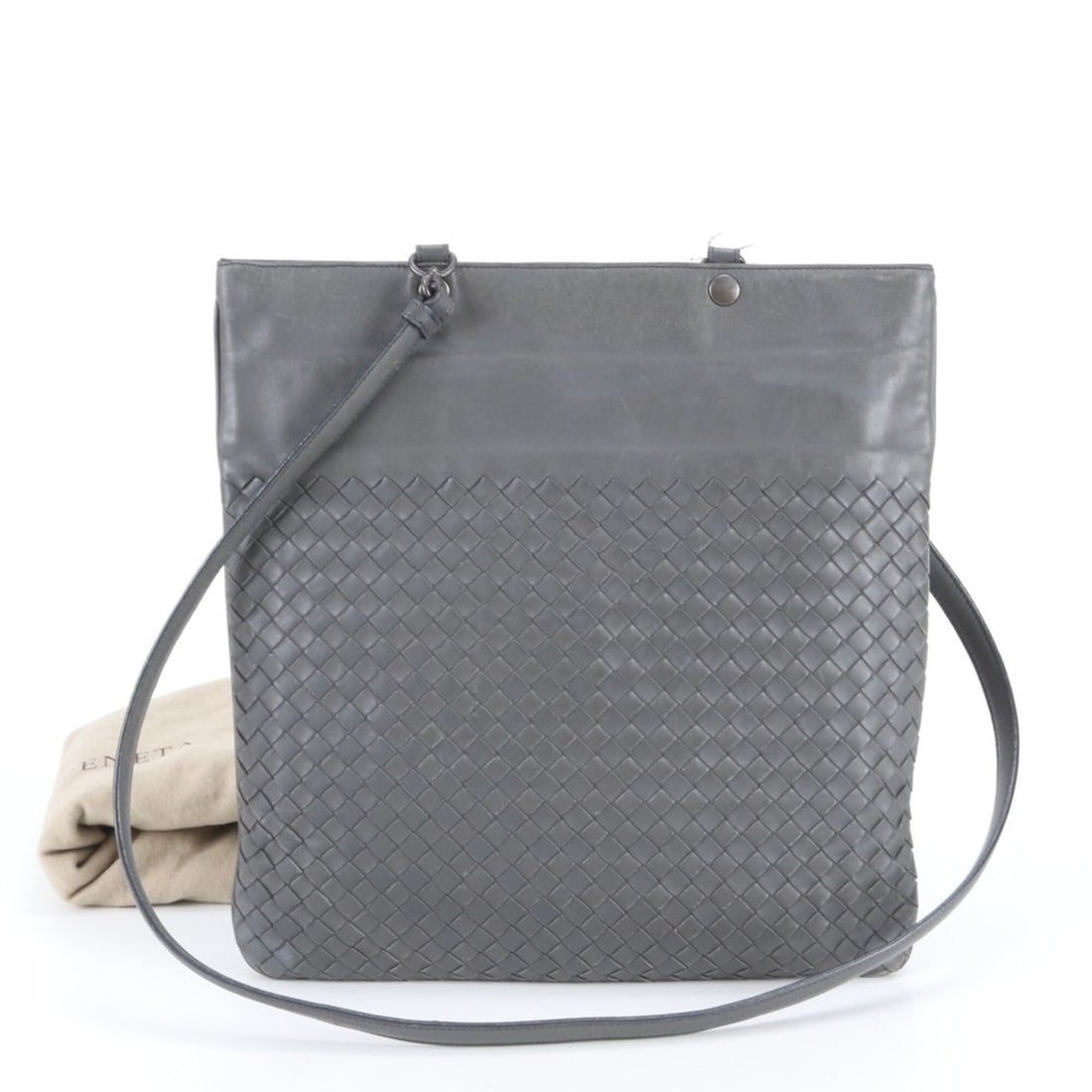 Bottega Veneta Intrecciato Woven Leather Shoulder Bag, Crossbody Handbag, Tote Bag for Women (1 of 16)