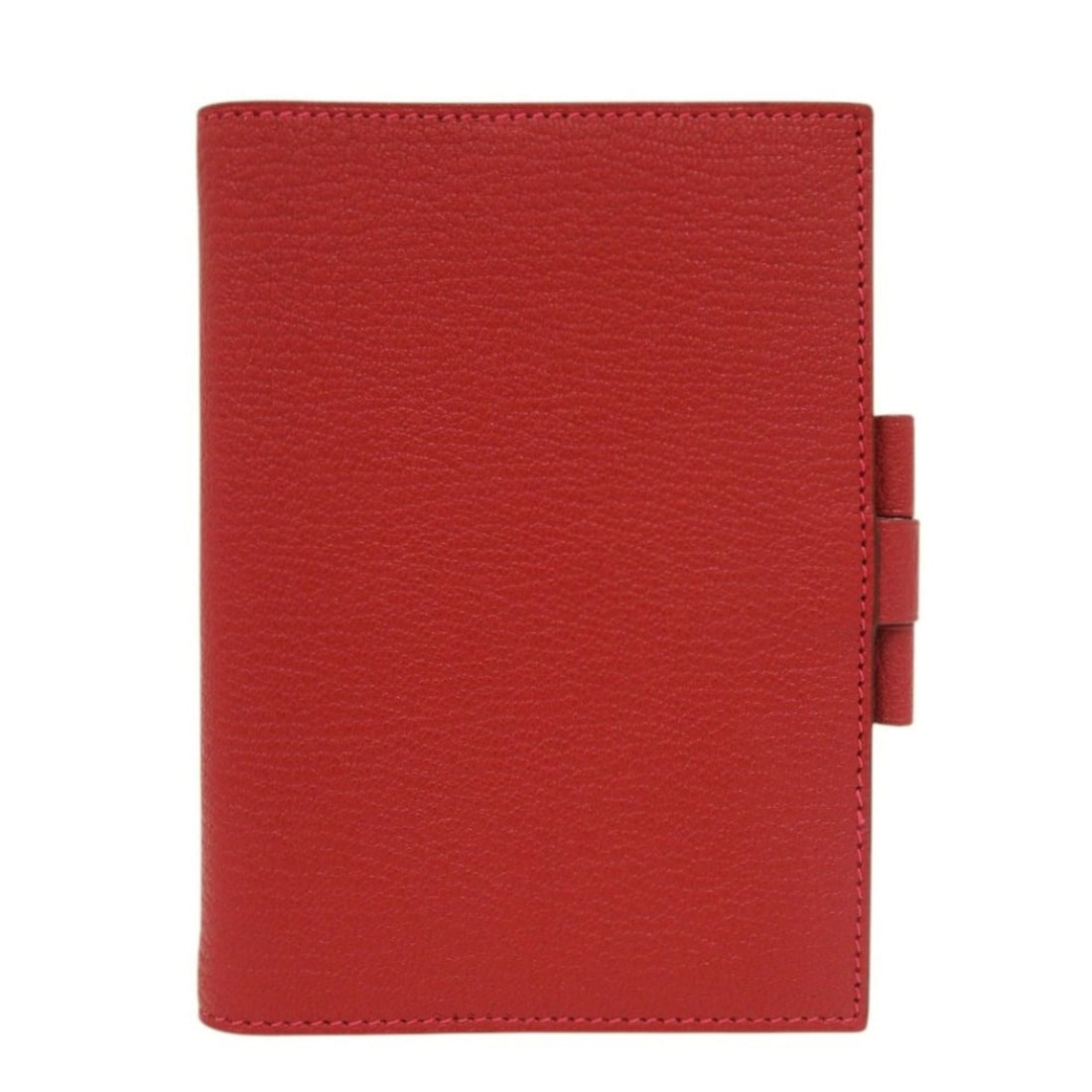 Excellent condition Hermes Agenda GM Chevre leather, red, ?L stamp, notebook cover, 0214HERMES: --- Catalog ---Category: DesignColor: Red colorGender: WomenMaterial: Chevre leather Category: GeneralBrand: HermesCountry of Origin: FranceCategory: Physical PropertiesSize (HxWxD): 13cm x 9.5cm / 5.