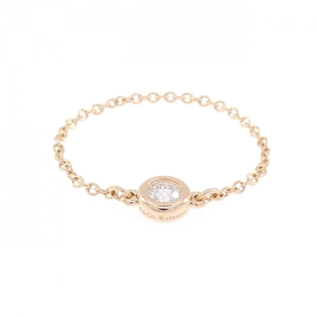 Tiffany & Co. By the Yard Ring: --- Catalog ---Category: SizeJP Size: 12.0US Size: 6.5Category: DesignType: Band ringStone: DiamondGender: WomenMaterial: Pink gold (18K)Category: GeneralBrand: Tiffany--- Item List ---Section: