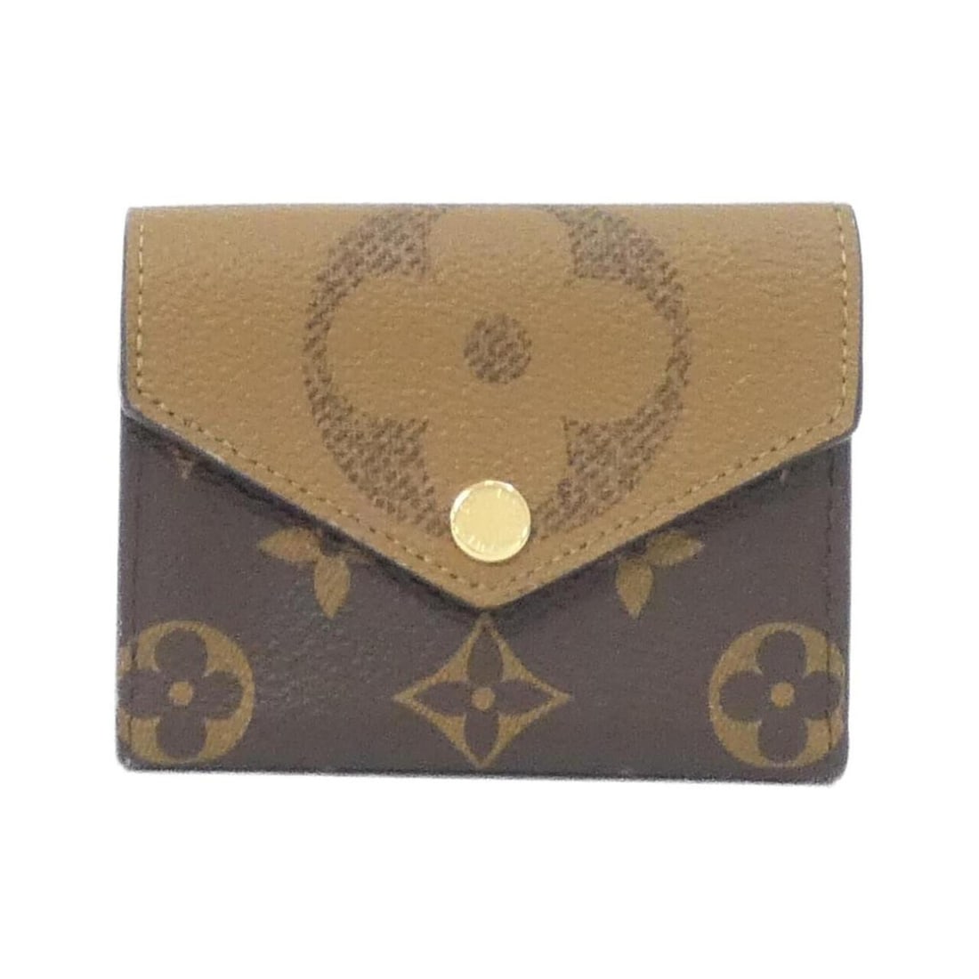 Louis Vuitton Monogram Giant Portefeuille Zoe M80725 Wallet: --- Catalog ---Category: SizeSize (HxWxD): 8cm x 10cm x 3cm / 3.14'' x 3.93'' x 1.18''Category: DesignType: Wallet (tri-fold)Color: MarronGender: Women,MenMaterial: Coated canvas Category: