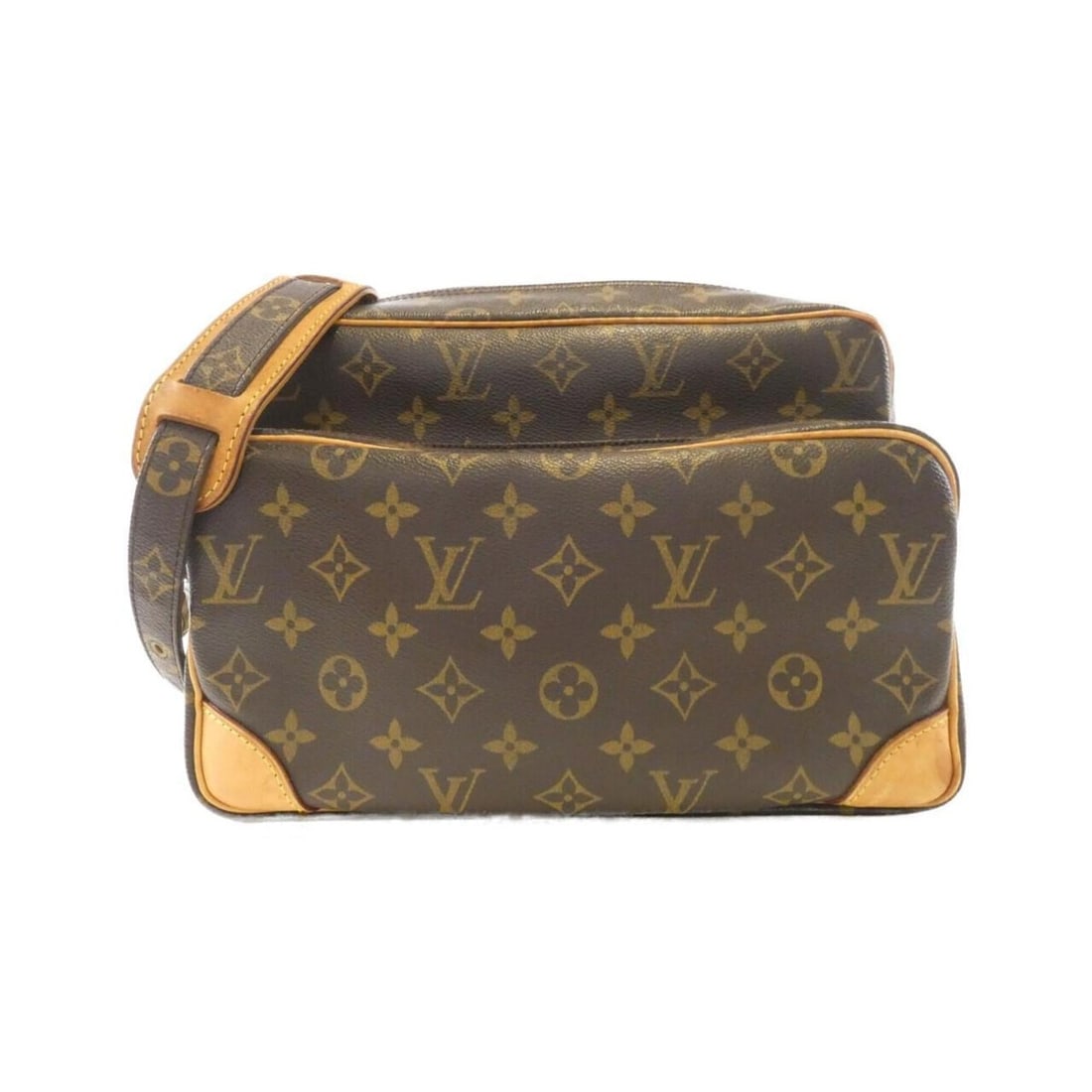 Louis Vuitton Monogram Nile M45244 Shoulder Bag: --- Catalog ---Category: SizeSize (HxWxD): 20cm x 28cm x 12cm / 7.87'' x 11.02'' x 4.72''Category: DesignType: Shoulder bagColor: Marron, MonogramGender: WomenMaterial: Coated canvas Category: