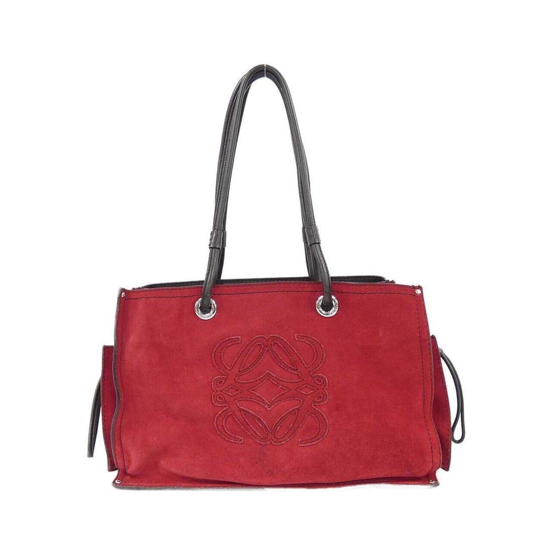 Loewe 323 60 002 Handbag: --- Catalog ---Category: SizeSize (HxWxD): 21cm x 34cm x 14.5cm / 8.26'' x 13.38'' x 5.7''Category: DesignType: HandbagColor: Red colorGender: WomenMaterial: Suede Category: GeneralMPN: 323 60 002Bran
