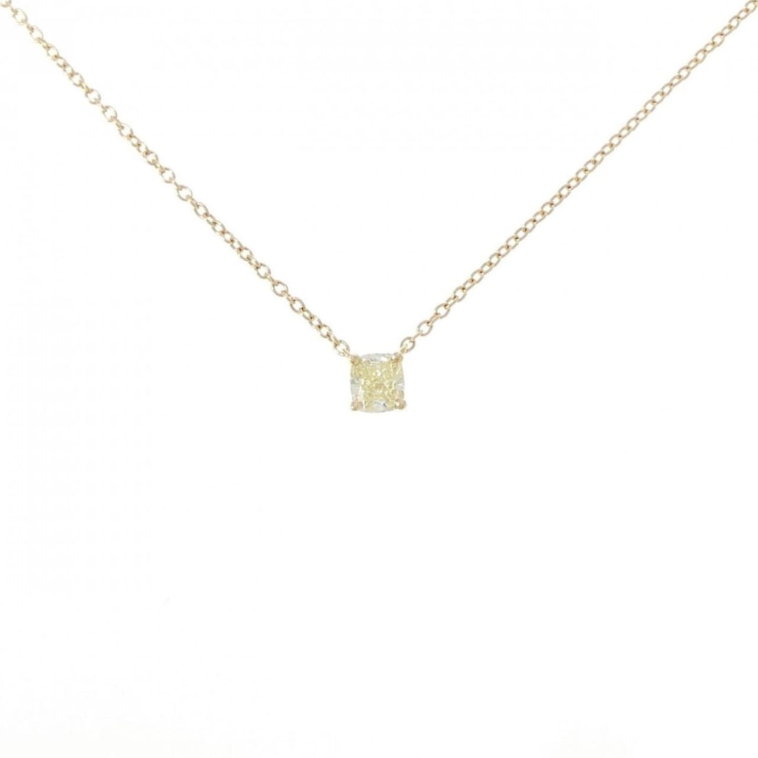 Tiffany & Co. diamond necklace: --- Catalog ---Category: SizePendant Size: 4.1mm x 3.9mm / 0.16'' x 0.15''Neck Circumference: 41 cm / 16.14''Category: DesignGender: WomenMaterial: Yellow gold (18K)Pendant Type: PendantNecklace