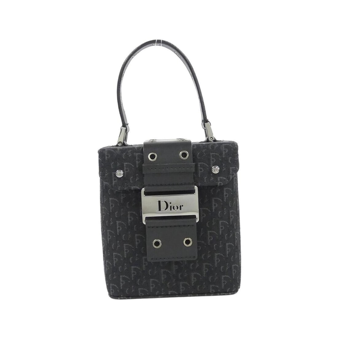 Christian Dior handbag: --- Catalog ---Category: SizeSize (HxWxD): 12cm x 11cm x 9cm / 4.72'' x 4.33'' x 3.54''Category: DesignType: HandbagColor: BlackGender: WomenMaterial: Canvas Hardware Color: SilverCategory: GeneralBra